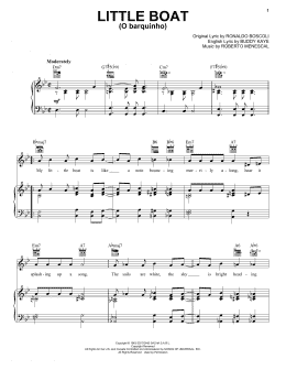 page one of Little Boat (Piano, Vocal & Guitar Chords (Right-Hand Melody))