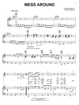 page one of Mess Around (Piano, Vocal & Guitar Chords (Right-Hand Melody))