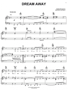 page one of Dream Away (Piano, Vocal & Guitar Chords (Right-Hand Melody))