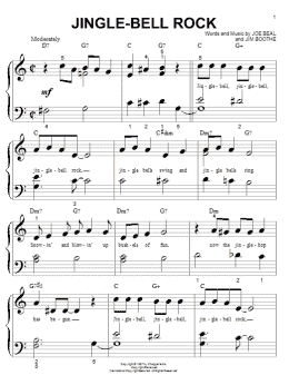 page one of Jingle-Bell Rock (Big Note Piano)