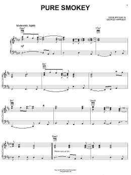 page one of Pure Smokey (Piano, Vocal & Guitar Chords (Right-Hand Melody))