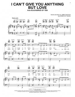 page one of I Can't Give You Anything But Love (Piano, Vocal & Guitar Chords (Right-Hand Melody))