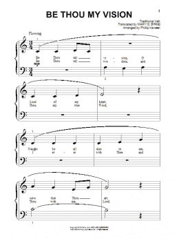 page one of Be Thou My Vision (arr. Phillip Keveren) (Beginning Piano Solo)