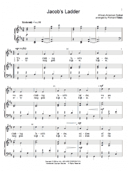 page one of We Are Climbing Jacob's Ladder (Piano & Vocal)