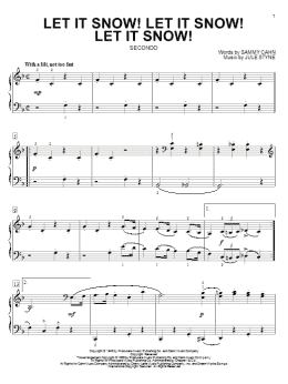 page one of Let It Snow! Let It Snow! Let It Snow! (Piano Duet)