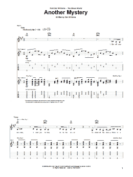 page one of Another Mystery (Guitar Tab)