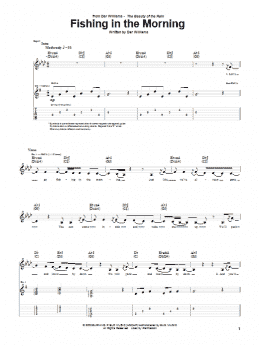 page one of Fishing In The Morning (Guitar Tab)