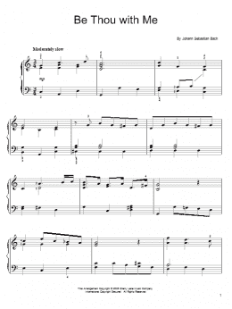 page one of Bist Du Bei Mir (If You Are With Me) (Easy Piano)