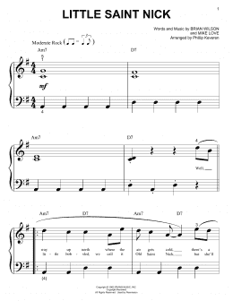 page one of Little Saint Nick (arr. Phillip Keveren) (Big Note Piano)