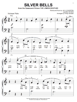 page one of Silver Bells (arr. Phillip Keveren) (Big Note Piano)