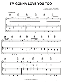 page one of I'm Gonna Love You Too (Piano, Vocal & Guitar Chords (Right-Hand Melody))