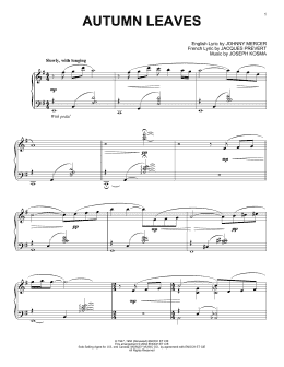 page one of Autumn Leaves (arr. Phillip Keveren) (Piano Solo)