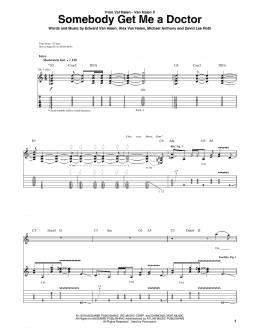 page one of Somebody Get Me A Doctor (Guitar Tab)