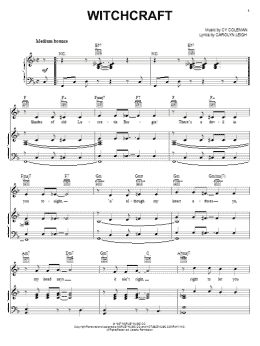 page one of Witchcraft (Piano, Vocal & Guitar Chords (Right-Hand Melody))