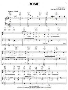 page one of Rosie (Piano, Vocal & Guitar Chords (Right-Hand Melody))