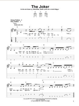 page one of The Joker (Easy Guitar Tab)