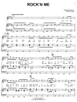 page one of Rock'n Me (Piano, Vocal & Guitar Chords (Right-Hand Melody))