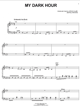 page one of My Dark Hour (Piano, Vocal & Guitar Chords (Right-Hand Melody))