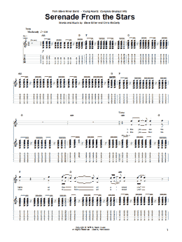 page one of Serenade From The Stars (Guitar Tab)