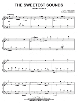 page one of The Sweetest Sounds (Piano Solo)