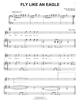 page one of Fly Like An Eagle (Piano, Vocal & Guitar Chords (Right-Hand Melody))
