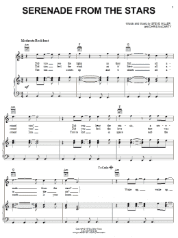 page one of Serenade From The Stars (Piano, Vocal & Guitar Chords (Right-Hand Melody))