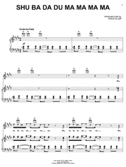 page one of Shu Ba Da Du Ma Ma Ma Ma (Piano, Vocal & Guitar Chords (Right-Hand Melody))