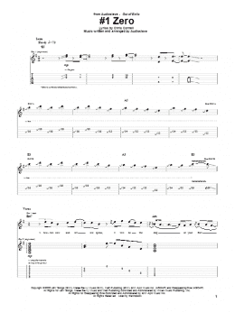 page one of #1 Zero (Guitar Tab)