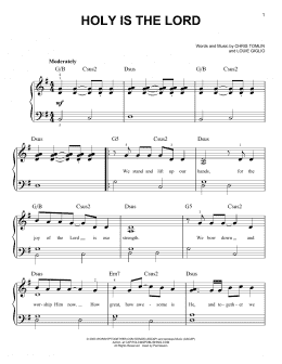 page one of Holy Is The Lord (Easy Piano)