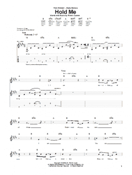 page one of Hold Me (Guitar Tab)