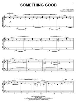 page one of Something Good (from The Sound of Music) (Piano Solo)