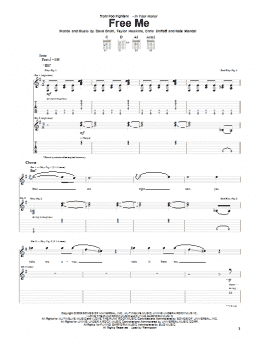 page one of Free Me (Guitar Tab)