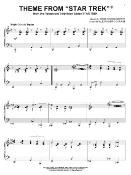 page one of Theme from Star Trek(R) (Piano Solo)