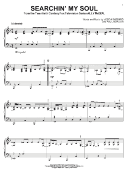 page one of Searchin' My Soul (Piano Solo)