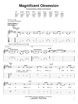 page one of Magnificent Obsession (Easy Guitar Tab)