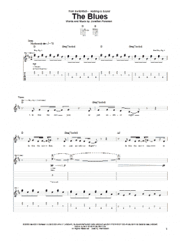 page one of The Blues (Guitar Tab)