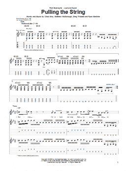 page one of Pulling The String (Guitar Tab)