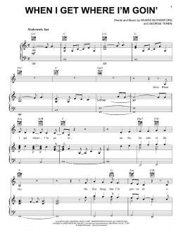 page one of When I Get Where I'm Goin' (Piano, Vocal & Guitar Chords (Right-Hand Melody))