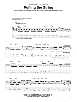 page one of Pulling The String (Bass Guitar Tab)