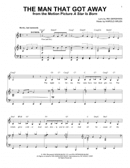 page one of The Man That Got Away (Piano & Vocal)