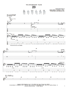 page one of 23 (Guitar Tab)
