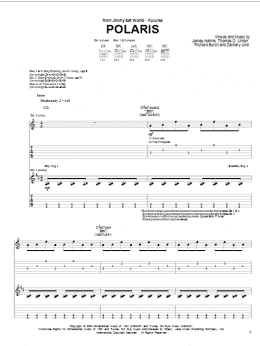 page one of Polaris (Guitar Tab)