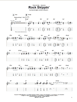 page one of Rock Skippin' (Guitar Tab)