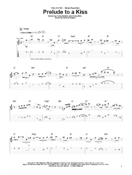 page one of Prelude To A Kiss (Guitar Tab)