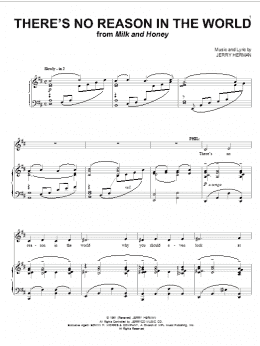 page one of There's No Reason In The World (Piano & Vocal)