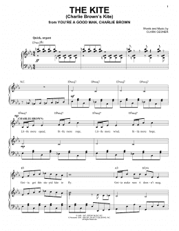 page one of The Kite (Charlie Brown's Kite) (Piano & Vocal)