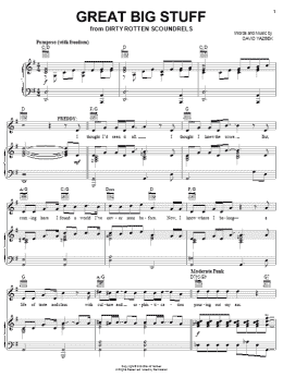page one of Great Big Stuff (Piano, Vocal & Guitar Chords (Right-Hand Melody))