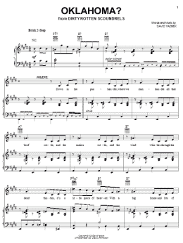 page one of Oklahoma? (Piano, Vocal & Guitar Chords (Right-Hand Melody))