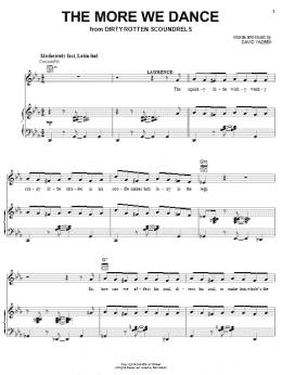 page one of The More We Dance (Piano, Vocal & Guitar Chords (Right-Hand Melody))