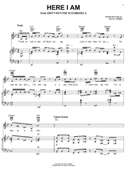 page one of Here I Am (Piano, Vocal & Guitar Chords (Right-Hand Melody))